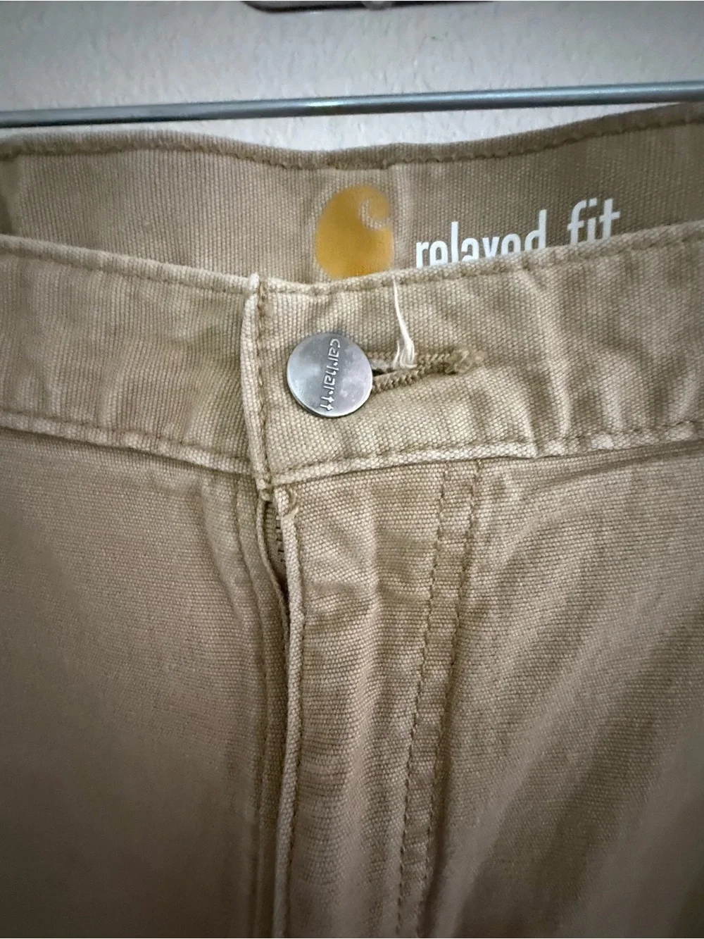 Carhartt Relaxed Fit Canvas Work Pants – Men’s 40x34 (31” Inseam)